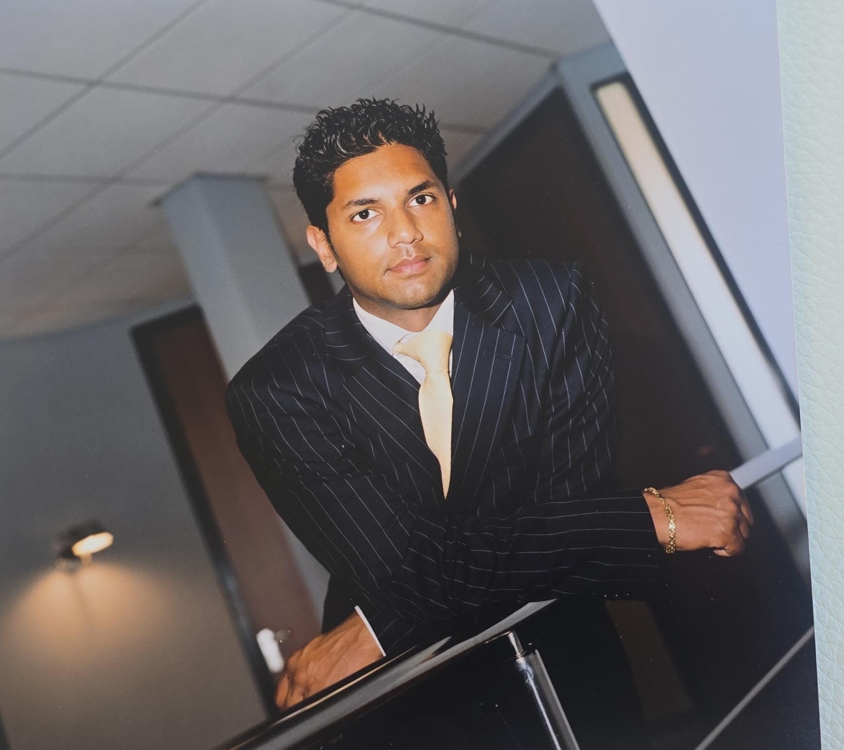 Mr. A. Jhingoer in toga